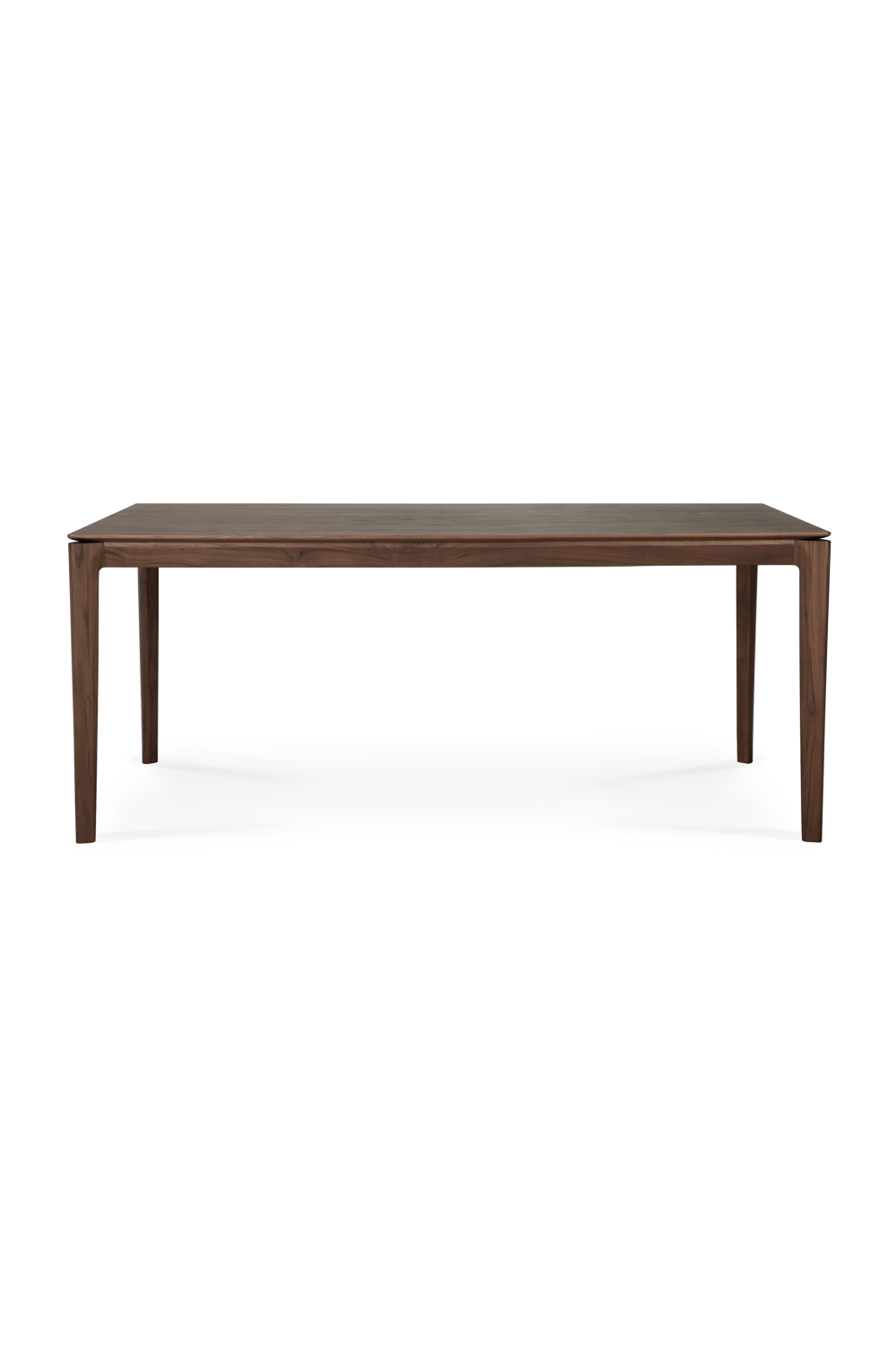 Teak Brown Minimalist Dining Table | Ethnicraft Bok | Oroa.com