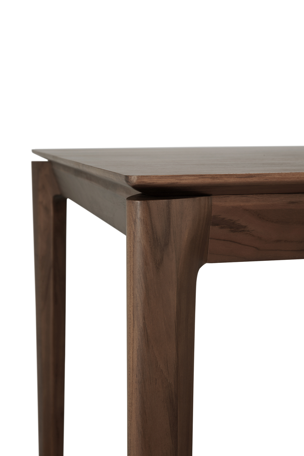 Teak Brown Minimalist Dining Table | Ethnicraft Bok | Oroa.com