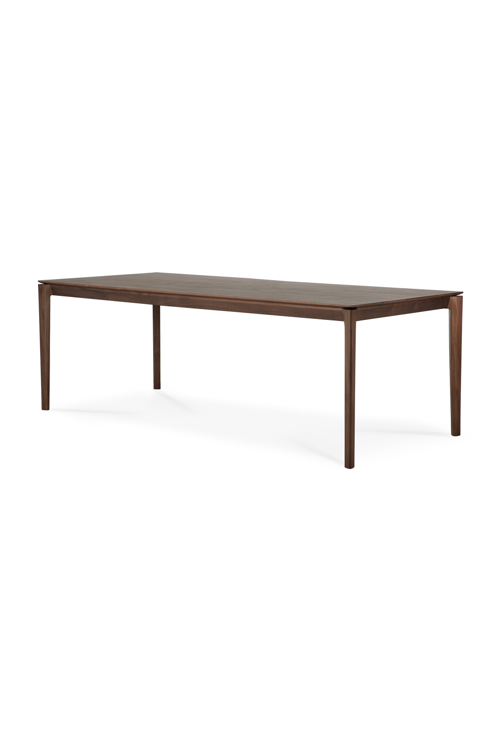Teak Brown Minimalist Dining Table | Ethnicraft Bok | Oroa.com