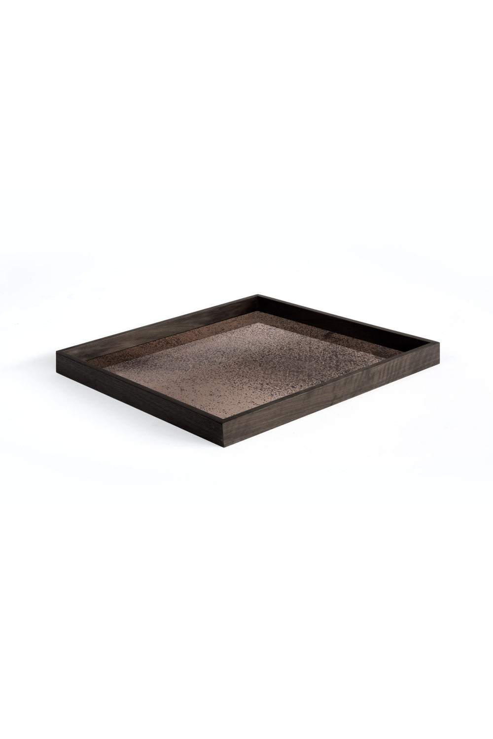 Square Aged Mirror Tray (L) | Ethnicraft Bronze | OROA.COM