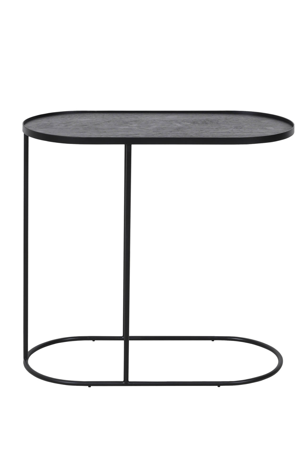 Black Tray Side Table | Ethnicraft Oblong | OROA.com