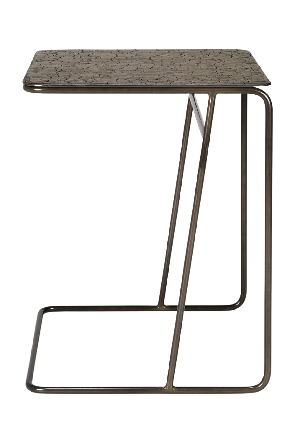 Metallic Modern End Table | Ethnicraft Ellipse | OROA.COM