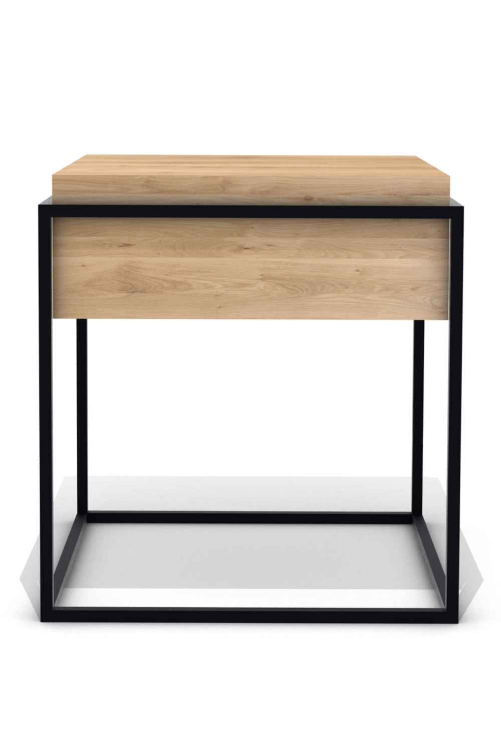 Oak Square Side Table | Ethnicraft Monolit | OROA.com