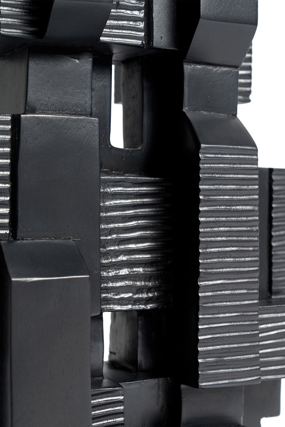 Contemporary Mahogany Sculpture | Ethnicraft Block | OROA.COM