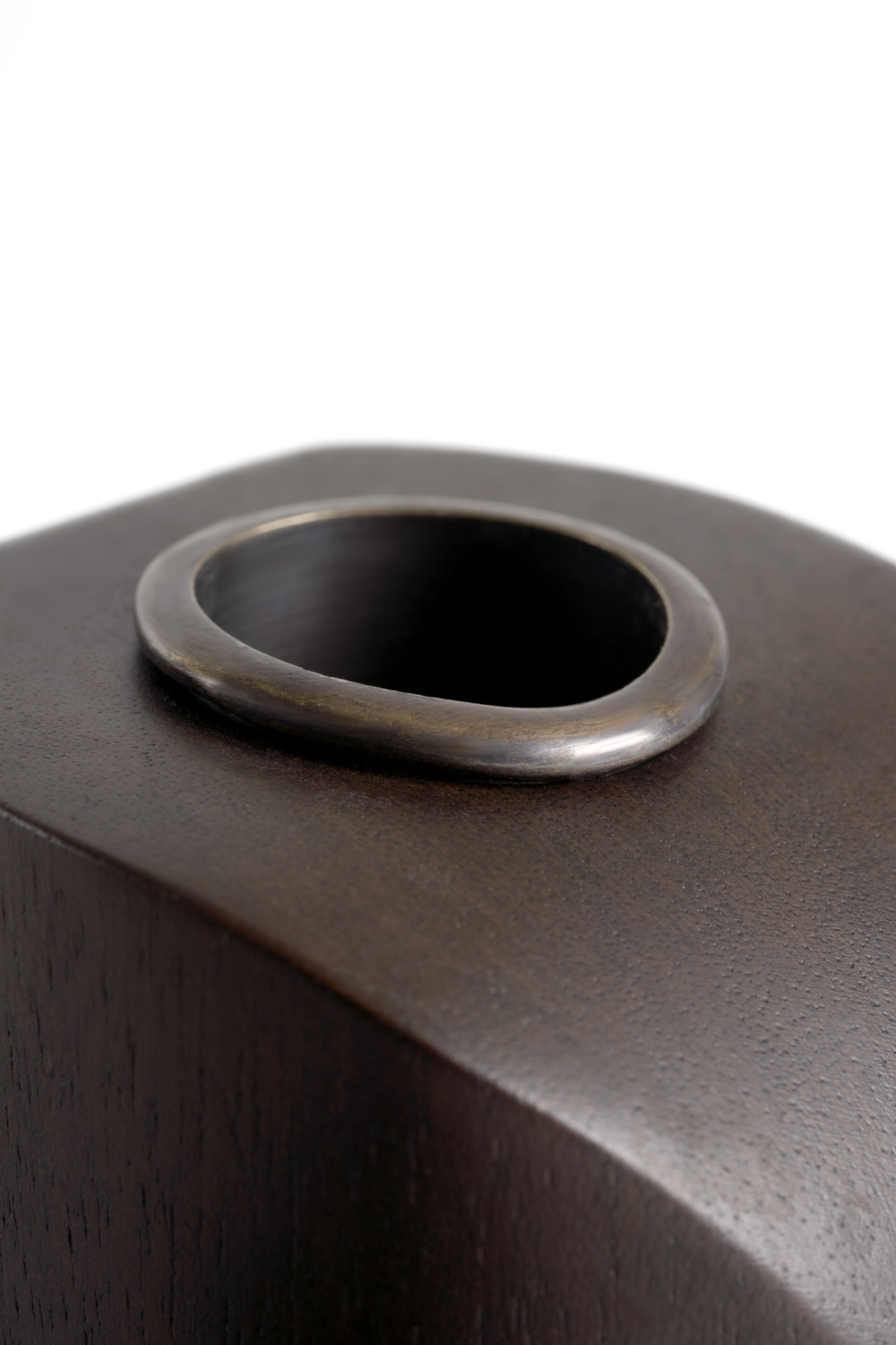 Brown Mahogany Candle Holders (3) | Oroa.com