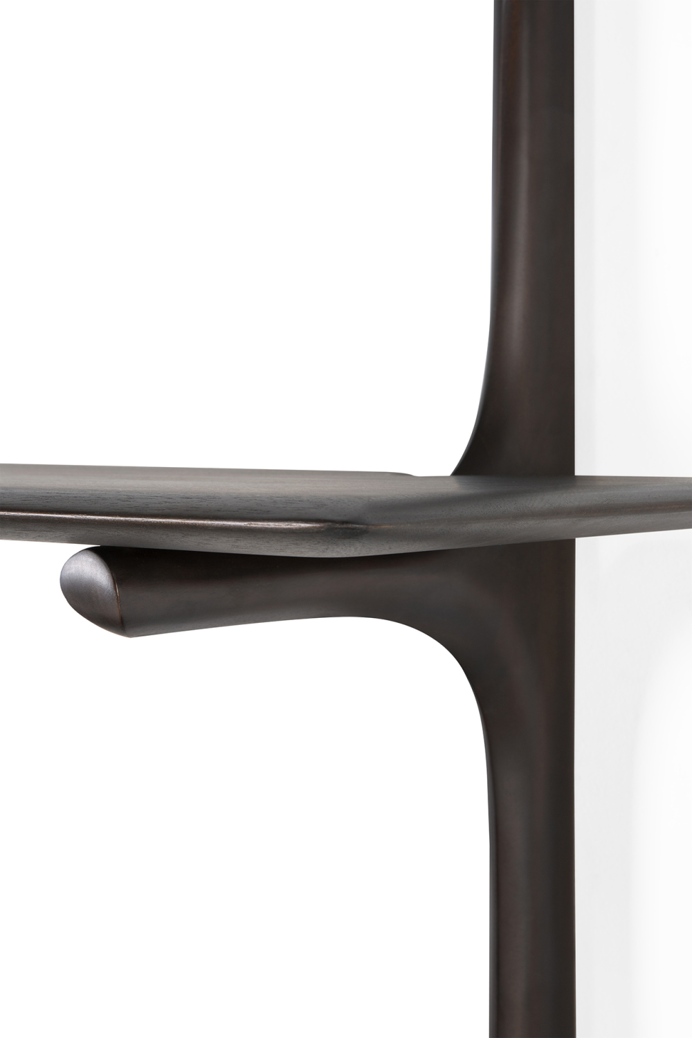 Brown Mahogany Wall Shelf | Ethnicraft PI | Oroa.com