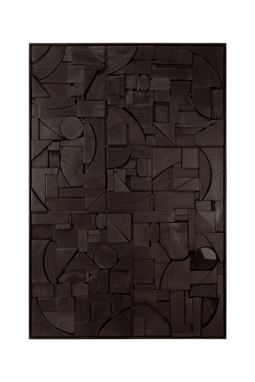 Rectangular Puzzle Wall Art | Ethnicraft Bricks | Oroa.com