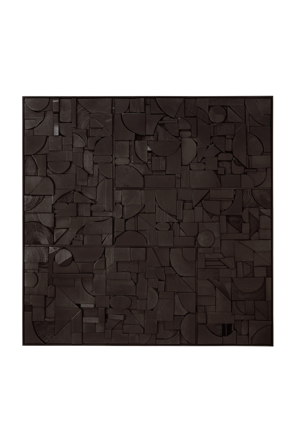 Square Puzzle Wall Art | Ethnicraft Bricks | Oroa.com