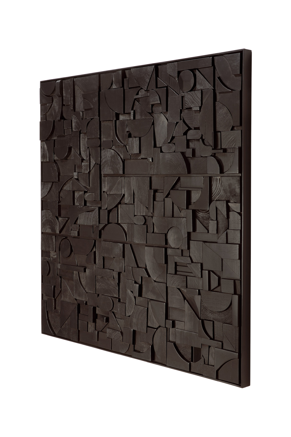 Square Puzzle Wall Art | Ethnicraft Bricks | Oroa.com