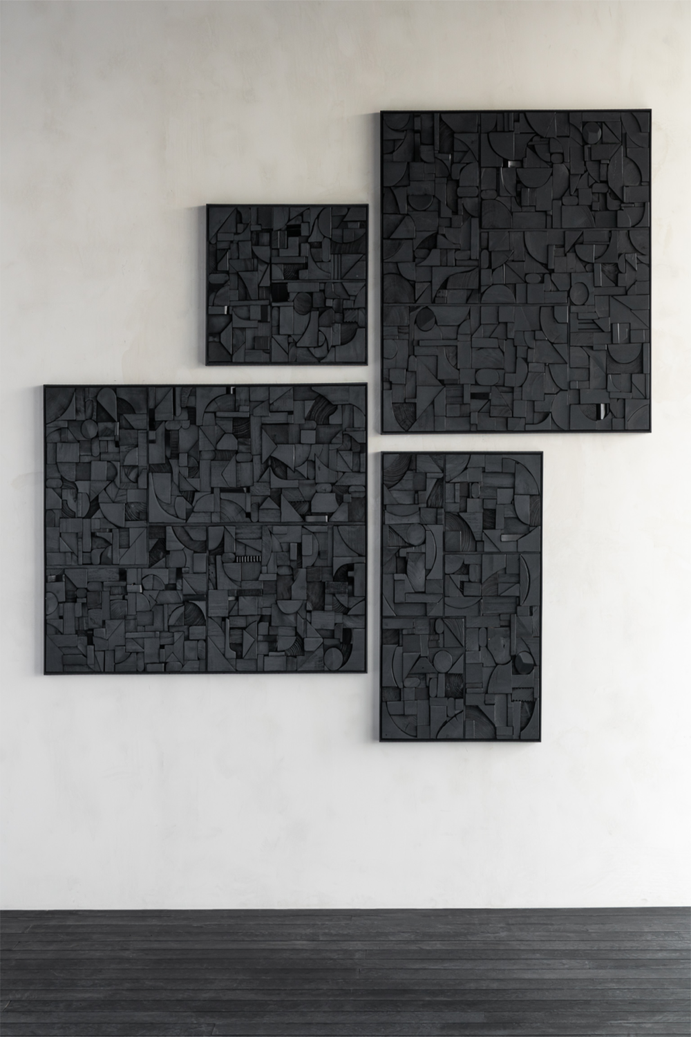 Square Puzzle Wall Art | Ethnicraft Bricks | Oroa.com