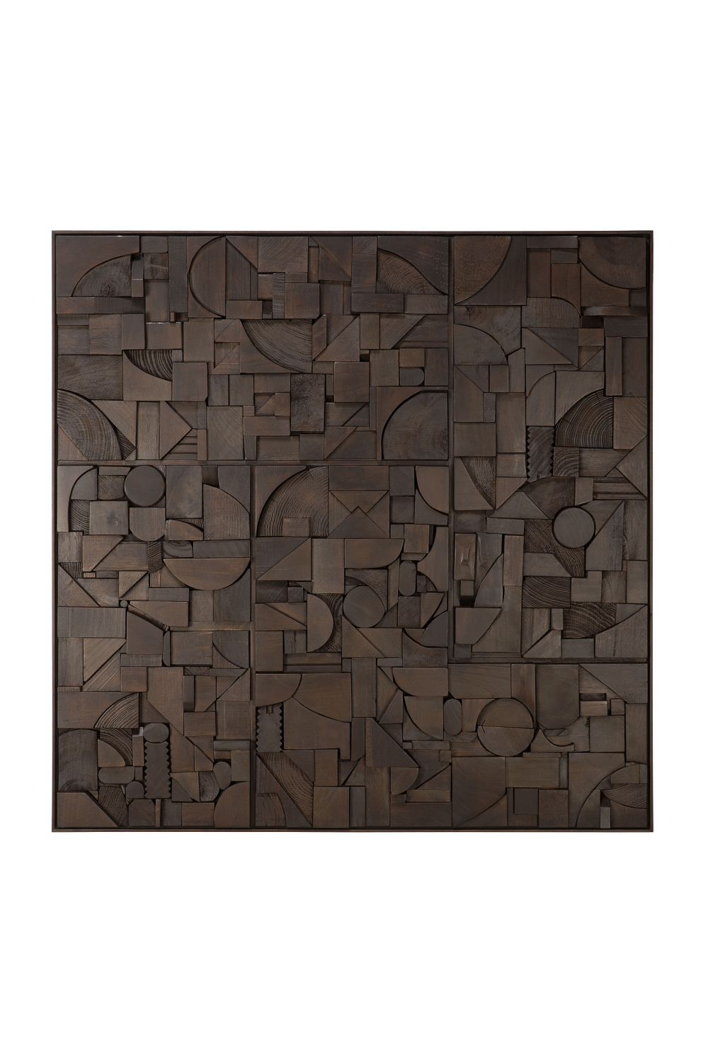 Square Puzzle Wall Art | Ethnicraft Bricks | Oroa.com