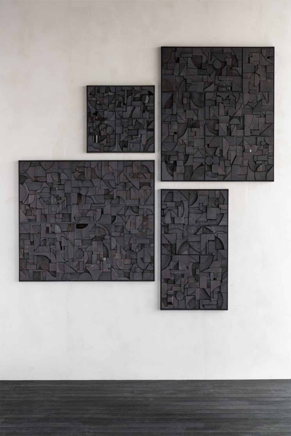 Rectangular Puzzle Wall Art | Ethnicraft Bricks | Oroa.com