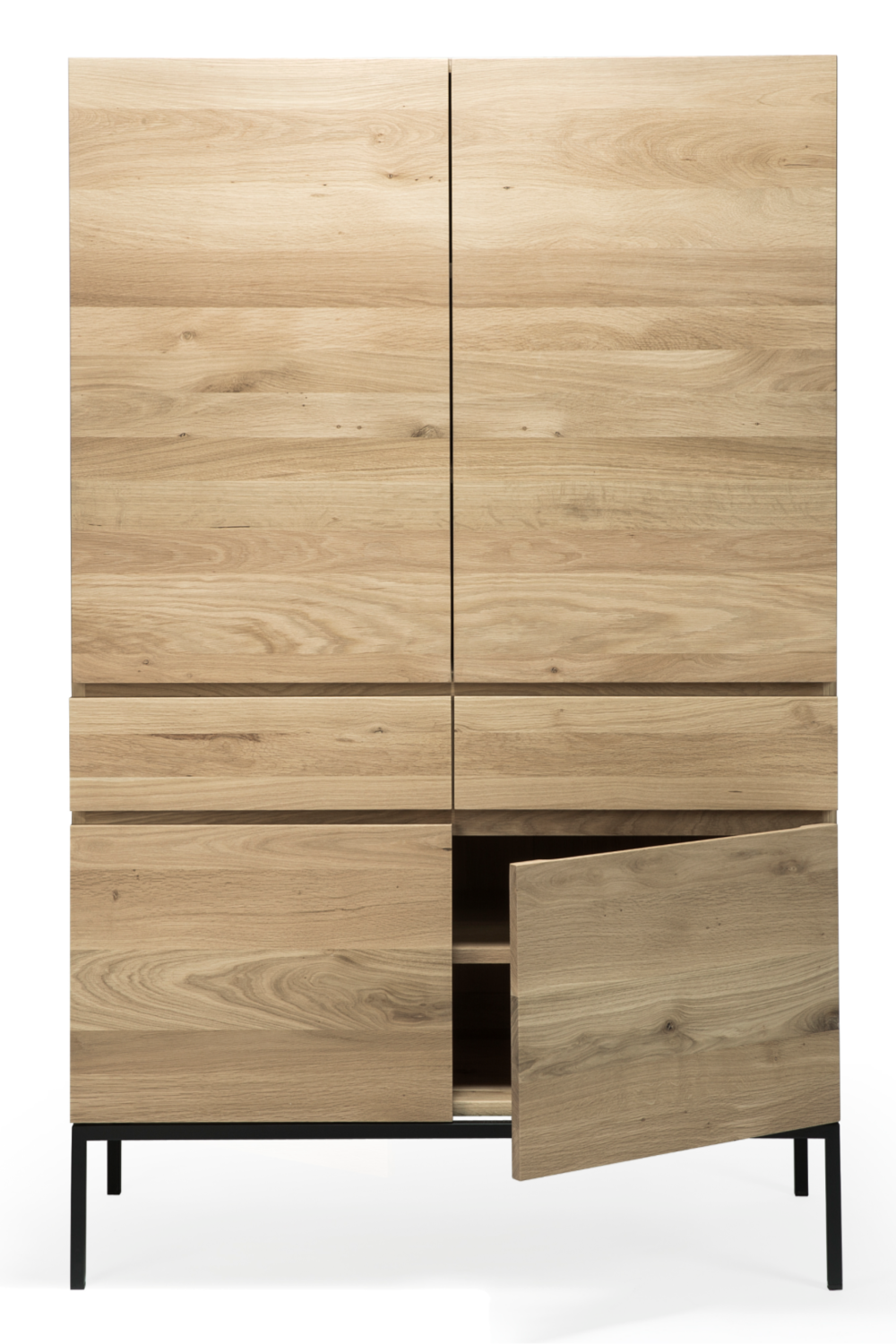 Oiled Oak Storage Cabinet | Ethnicraft Ligna | Oroa.com