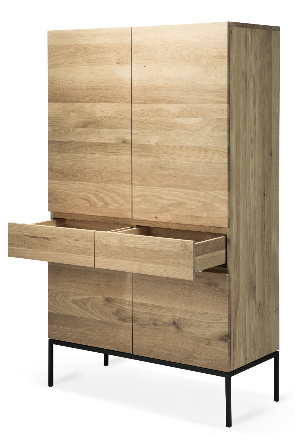 Oiled Oak Storage Cabinet | Ethnicraft Ligna | Oroa.com