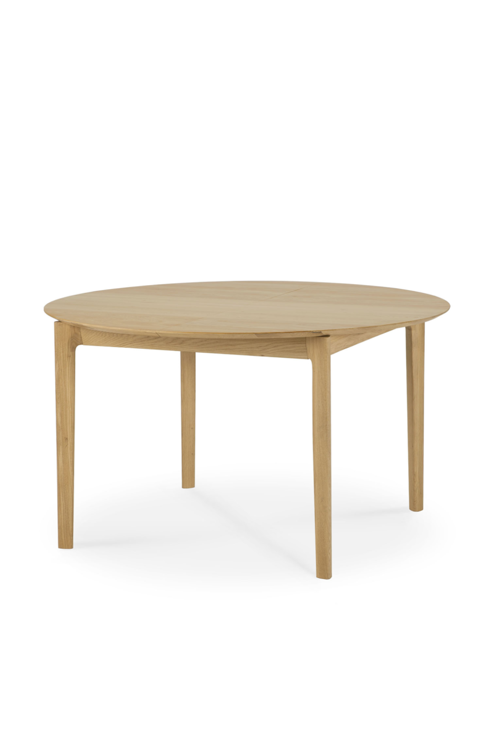 Oak Extendable Round Dining Table | Ethnicraft Bok | Oroa.com