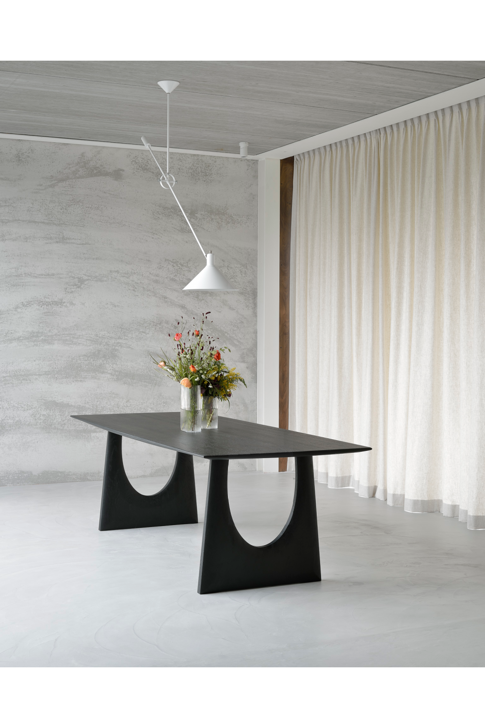 Black Oak Modern Dining Table | Ethnicraft Geometric | Oroa.com