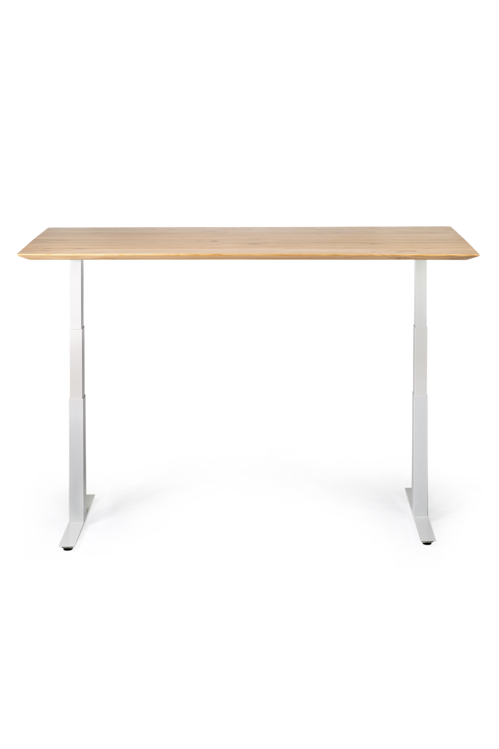 White Metal Adjustable Desk Base | Ethnicraft Bok | Oroa.com