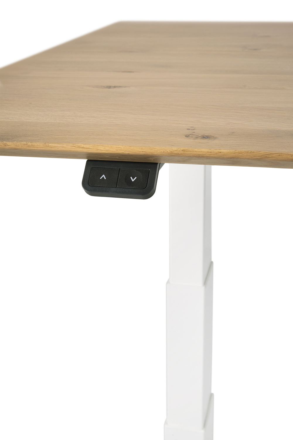 White Metal Adjustable Desk Base | Ethnicraft Bok | Oroa.com