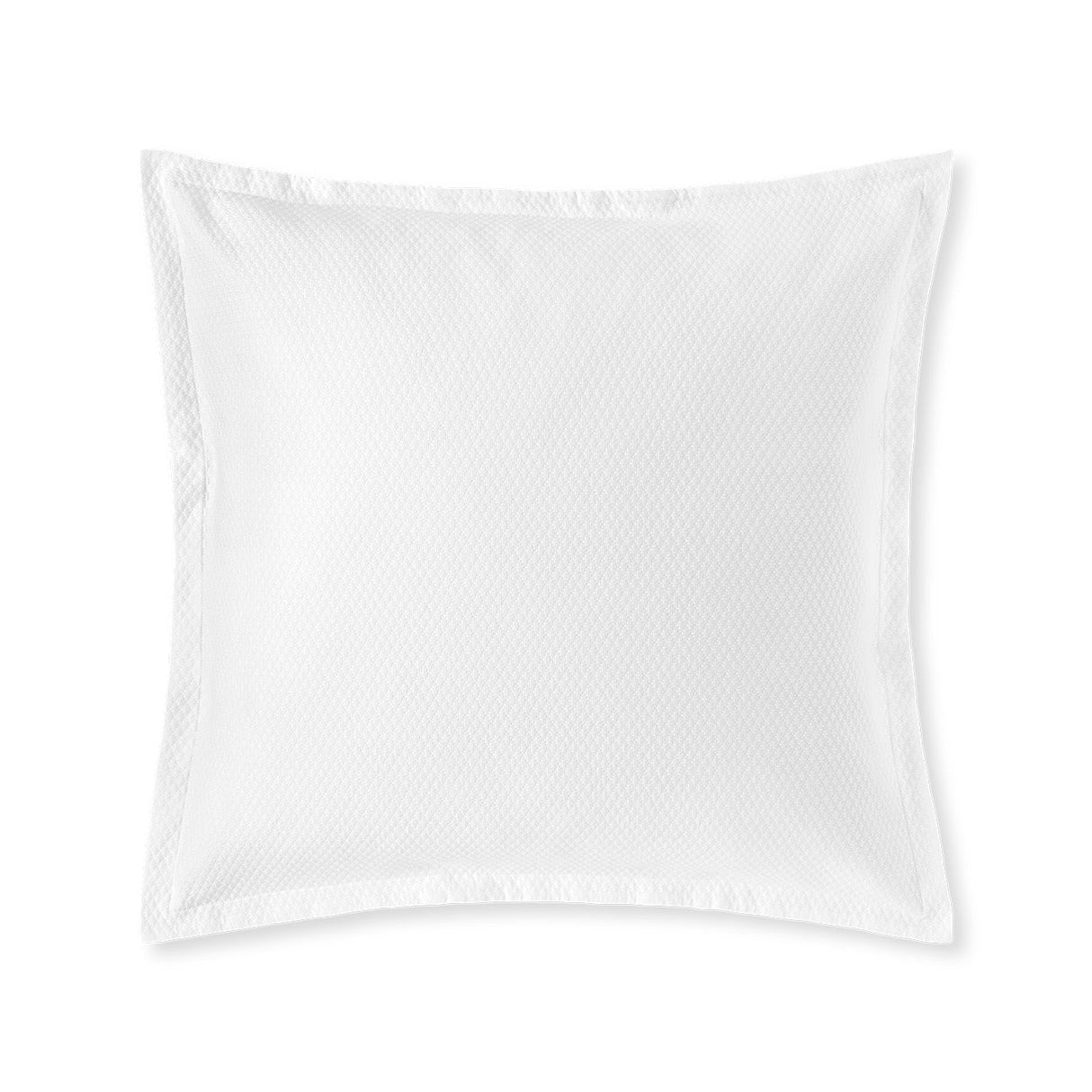 White Combed Cotton Euro Sham | Amalia Home Sintra | Oroa.com