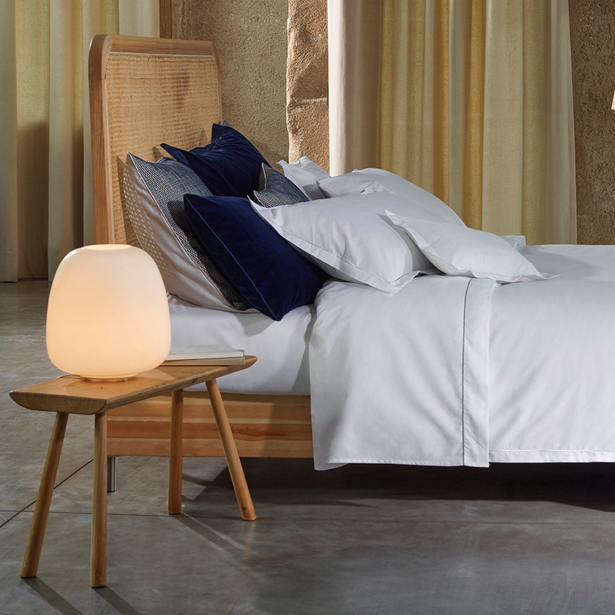 800TC Percale Duvet Cover | Amalia Home Gardénia | Oroa.com