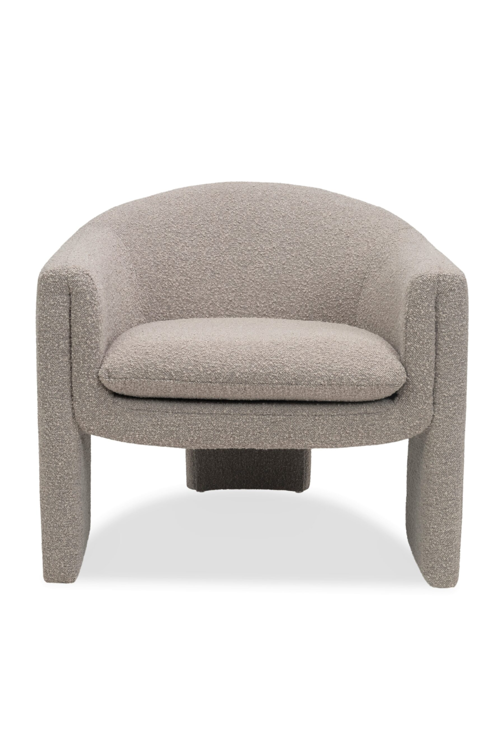 Taupe Bouclé Draped Occasional Chair | Liang & Eimil Iconic | Oroa.com