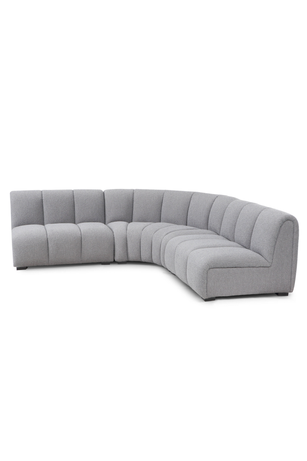 Bouclé Channelled Corner Sofa | Liang & Eimil Ralph | Oroa.com