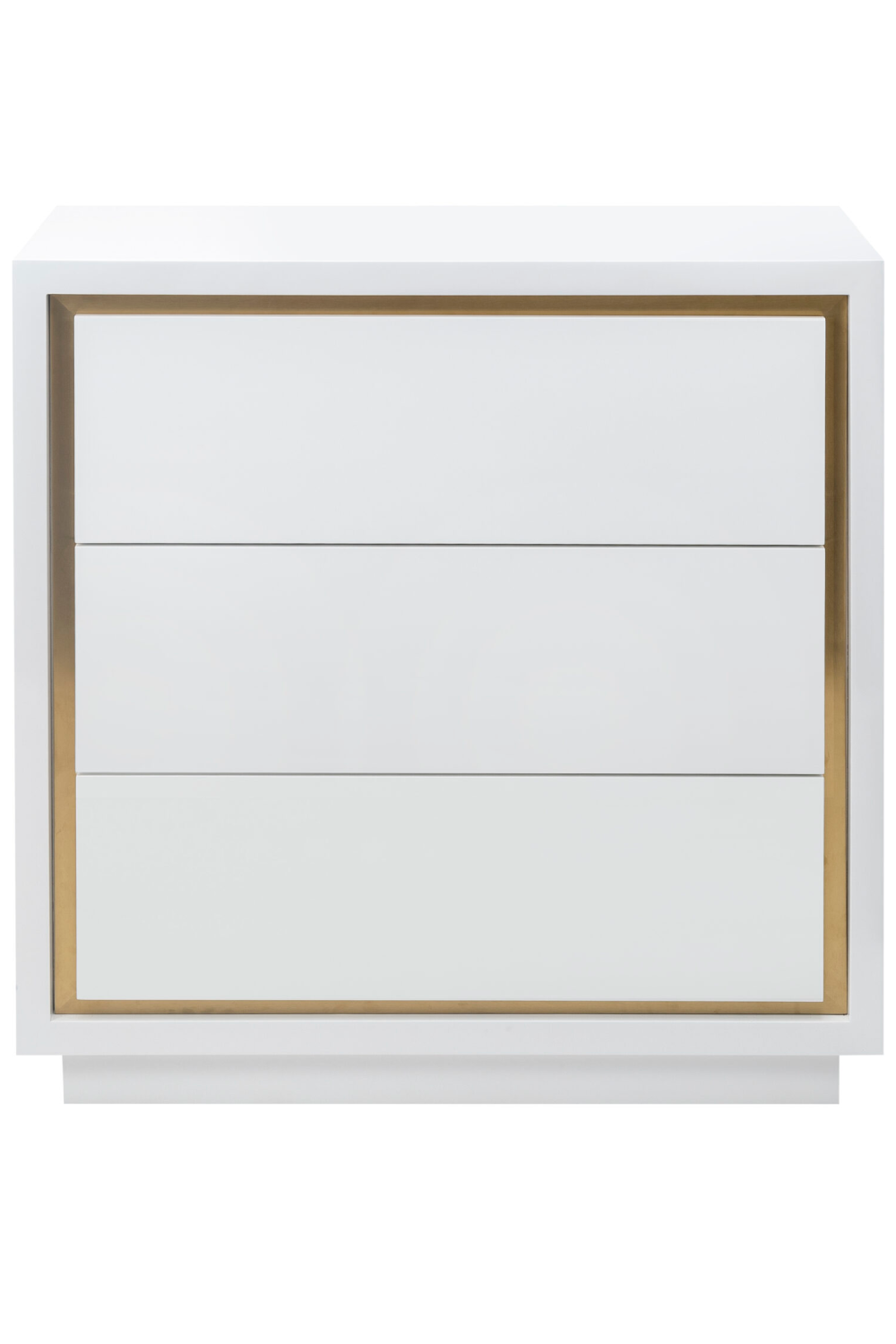 White Lacquered 3-Drawer Chest | Liang & Eimil Utopia | Oroa.com