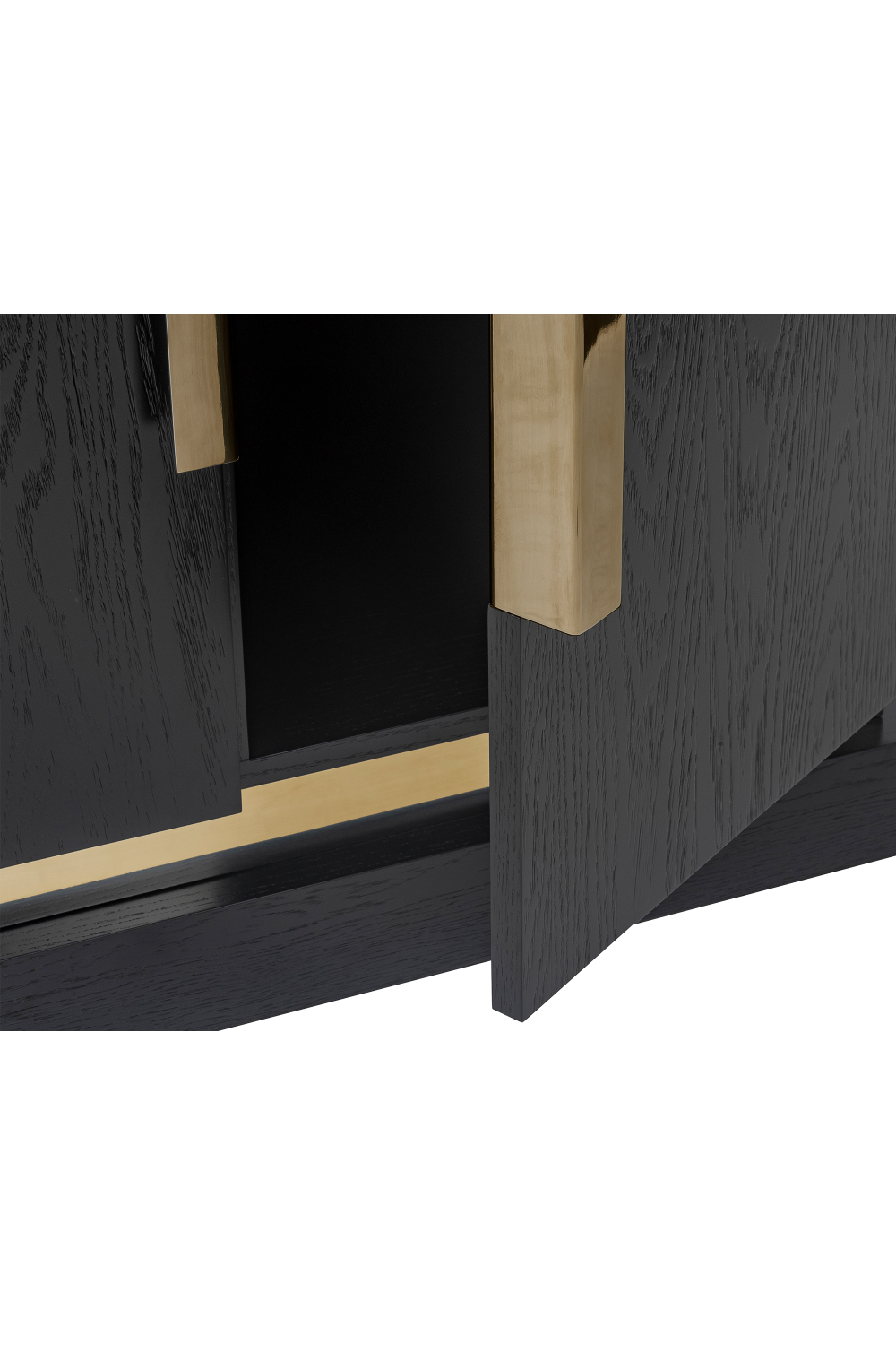 Black Oak Brass Accent Sideboard | Liang & Eimil Belmond | OROA