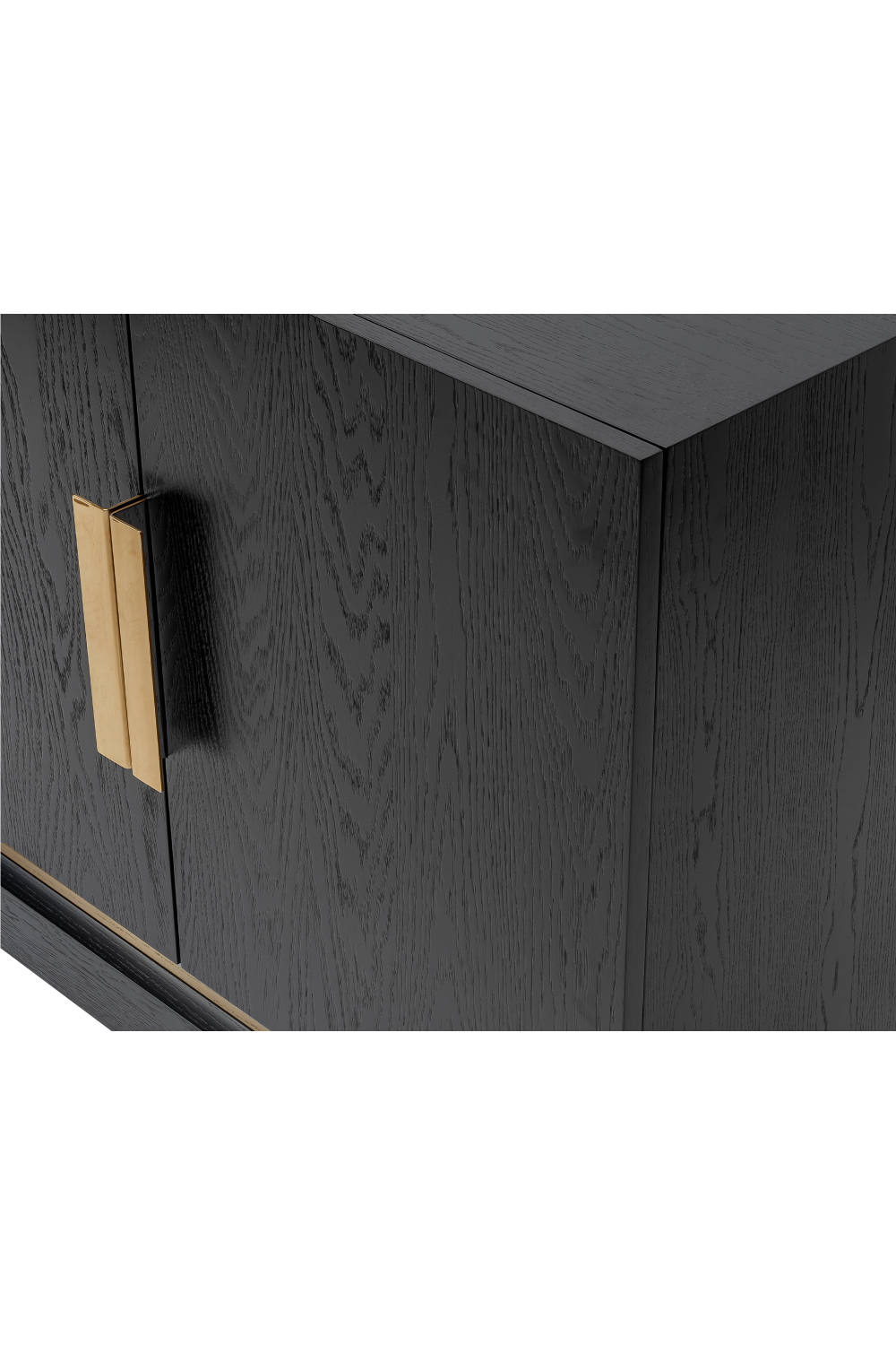 Black Oak Brass Accent Sideboard | Liang & Eimil Belmond | OROA