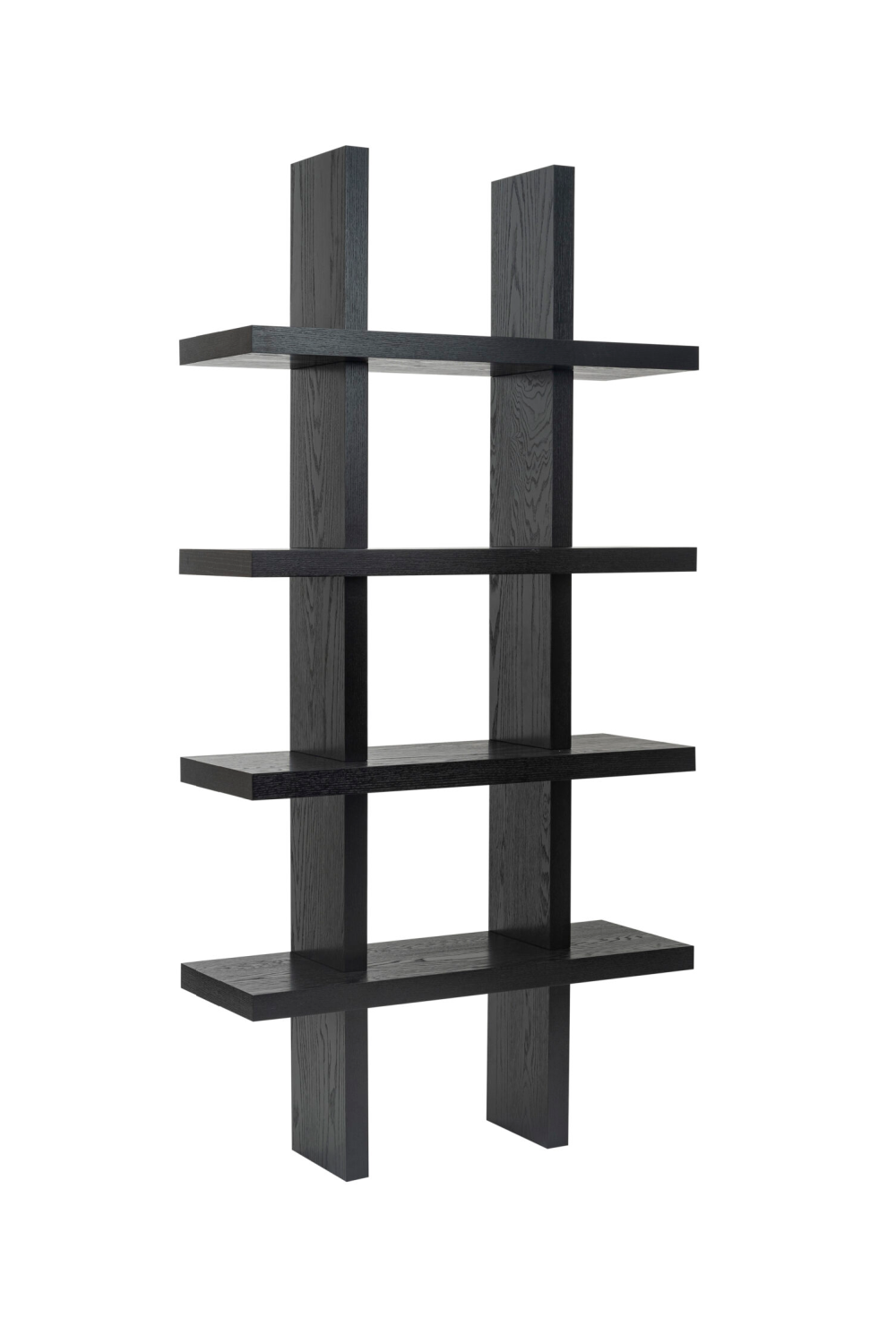 4-Shelf Wooden Bookcase | Oroa.com