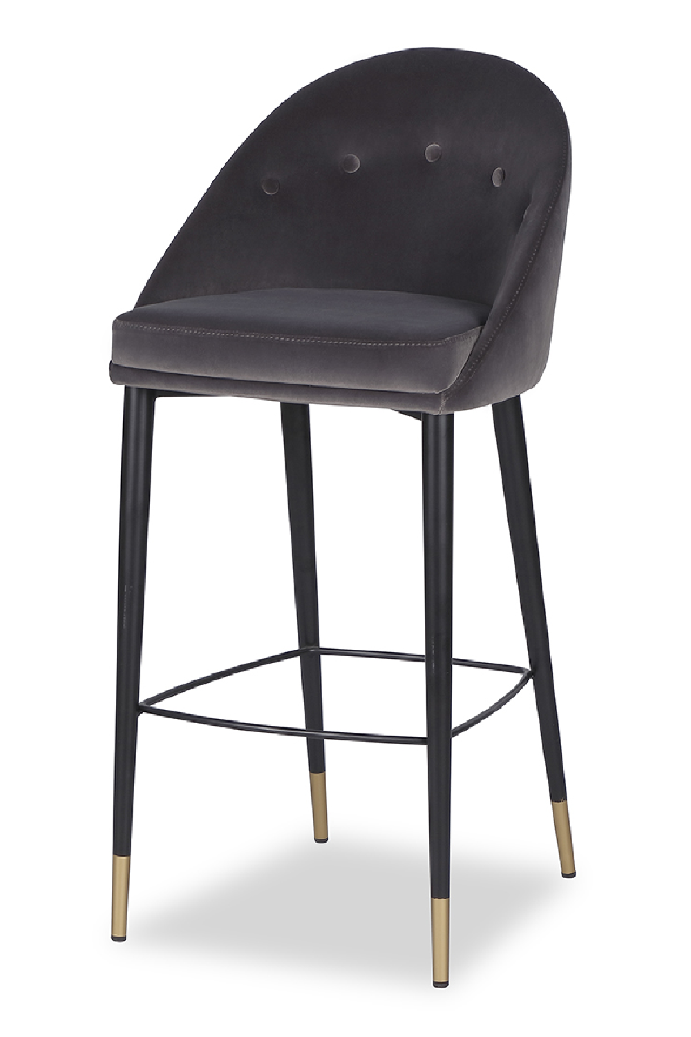 Gray Velvet Barstool | Liang & Eimil Arden | Oroa.com