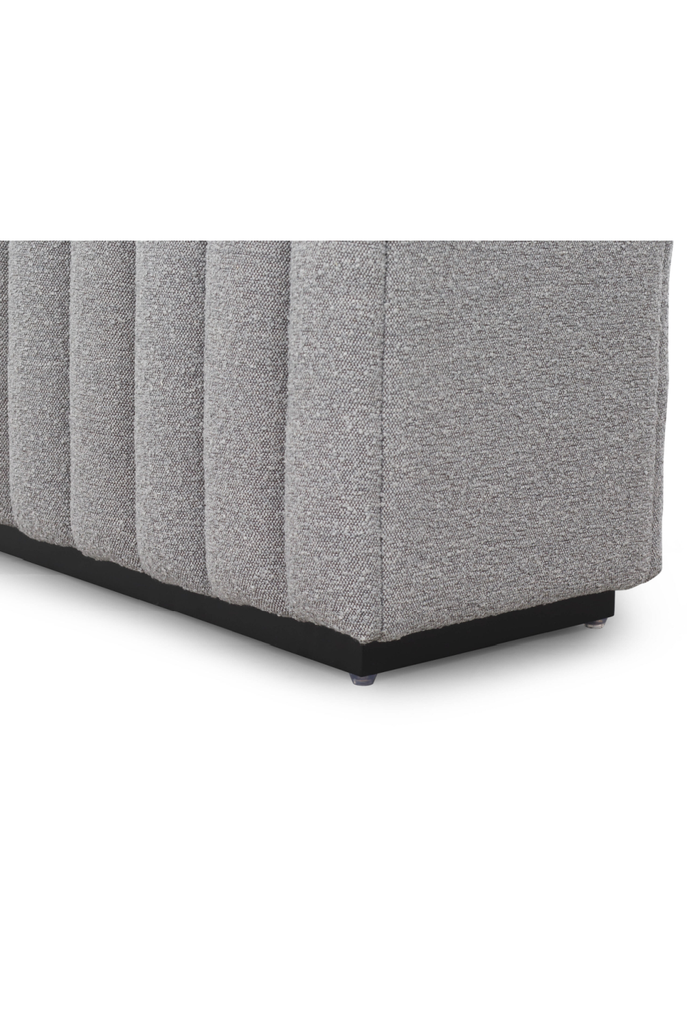 Channeled Seat Boucle Bench | Liang & Eimil Kalum | OROA.com