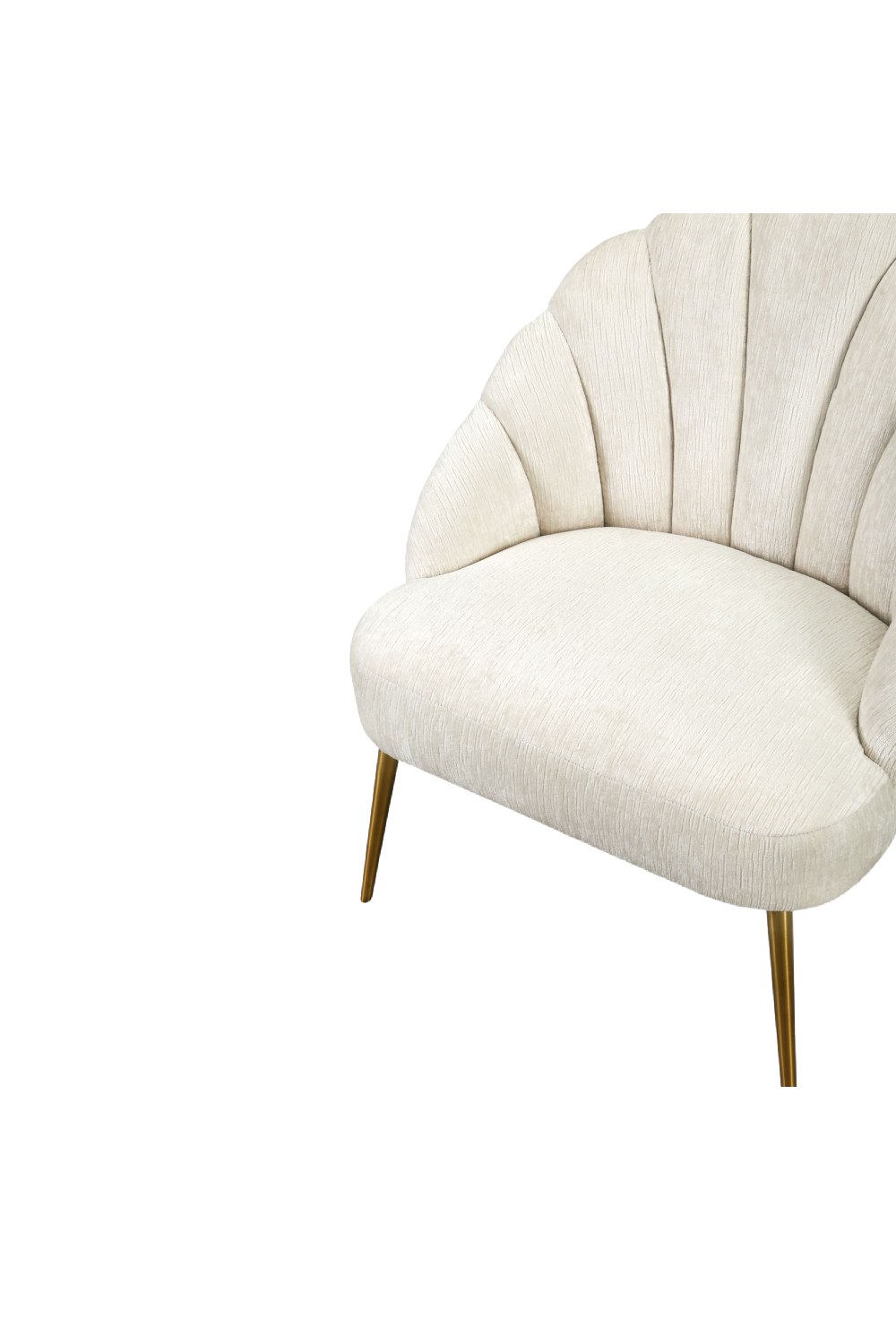 White Velvet Accent Chair | Liang & Eimil Walton | Oroa.com