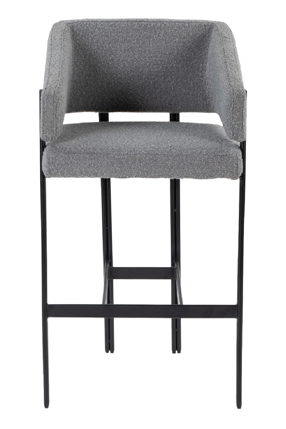 Gray Bouclé Bar Stool | Liang & Eimil Tatler | Oroa.com