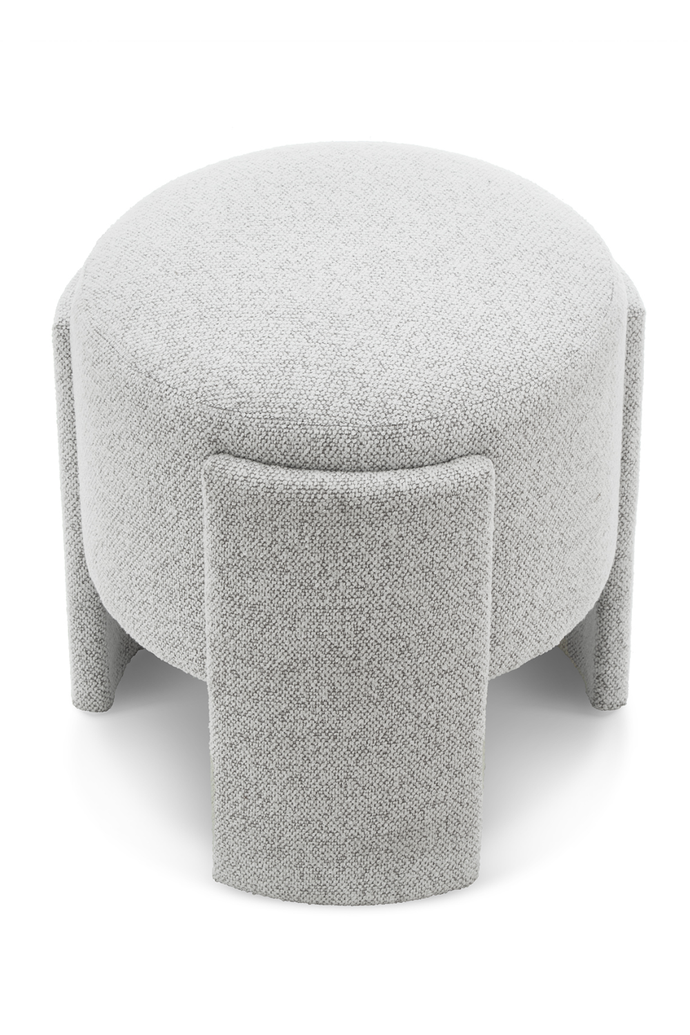 Round Chenille Ottoman | Liang & Eimil Ed | Oroa.com