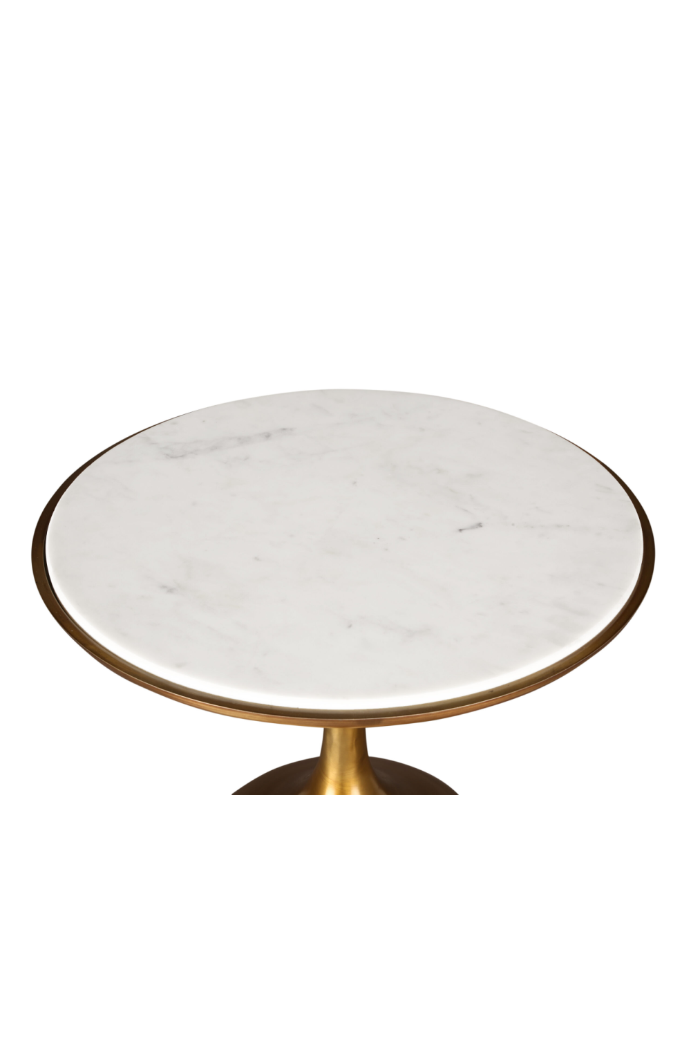 Gold Pedestal Side Table | Liang & Eimil Polka | OROA.com