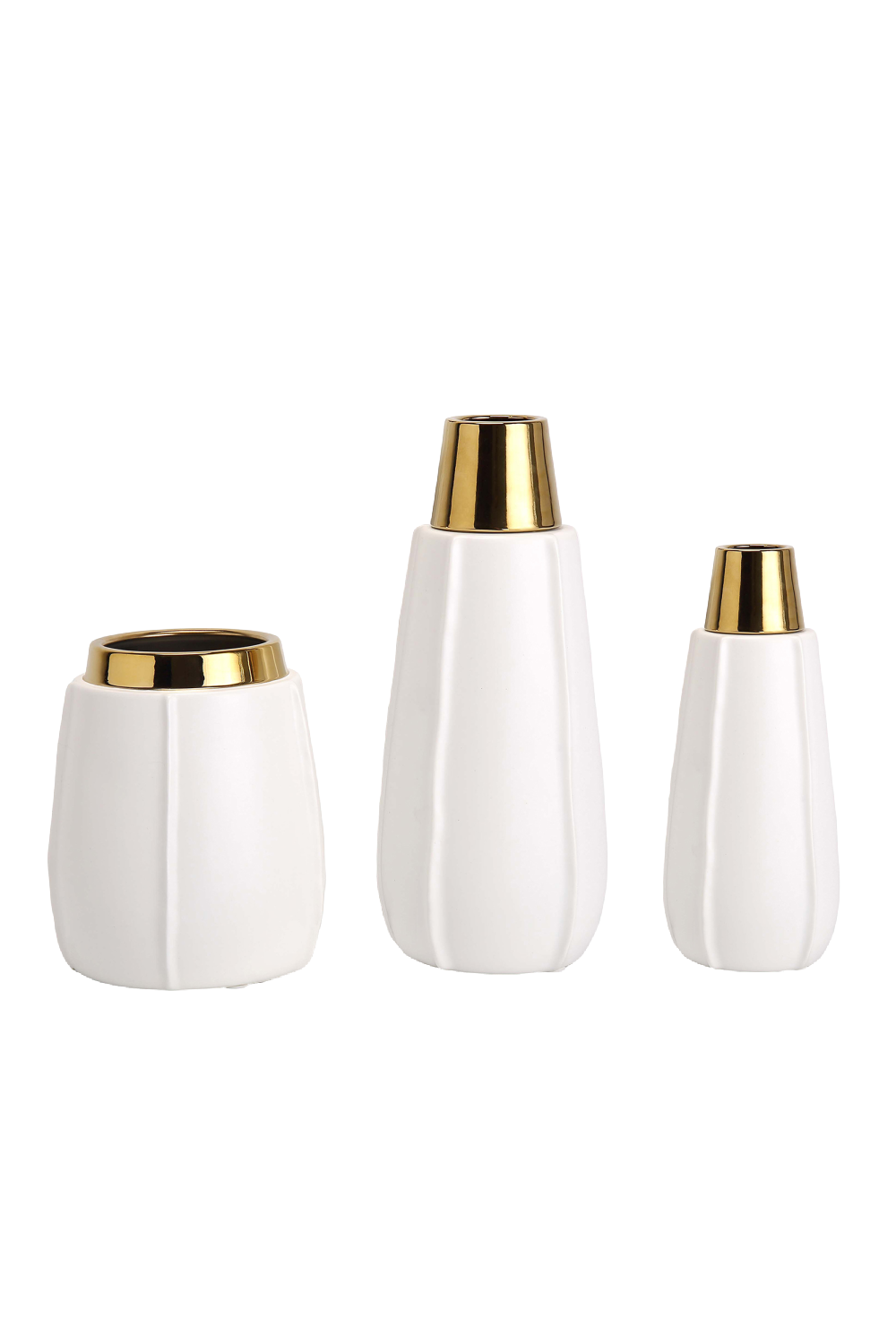White Ceramic Modern Vase | Liang & Eimil Vicar | Oroa.com