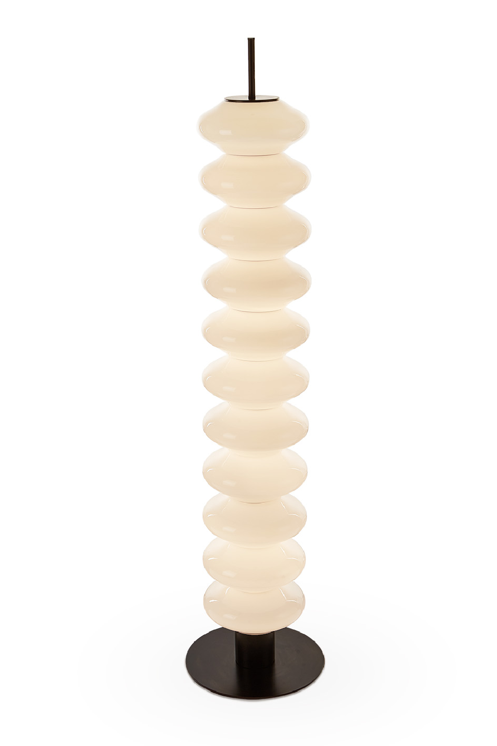 Stacked White Glass Floor Lamp | Liang & Eimil Jana | Oroa.com