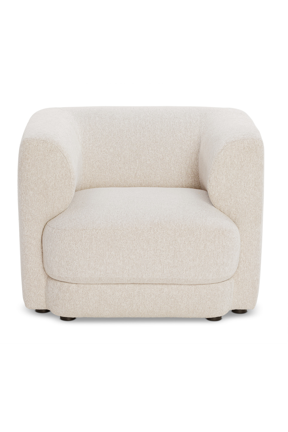 Bouclé Barrel Occasional Chair | Liang & Eimil Lexington | Oroa.com