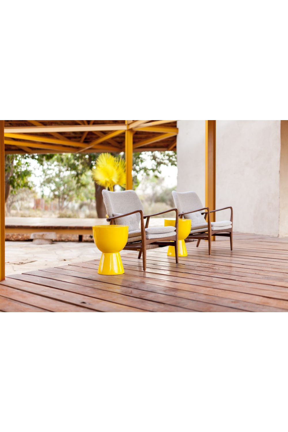 Lacquered Accent Stool | Pols Potten Tam Tam | Oroa.com