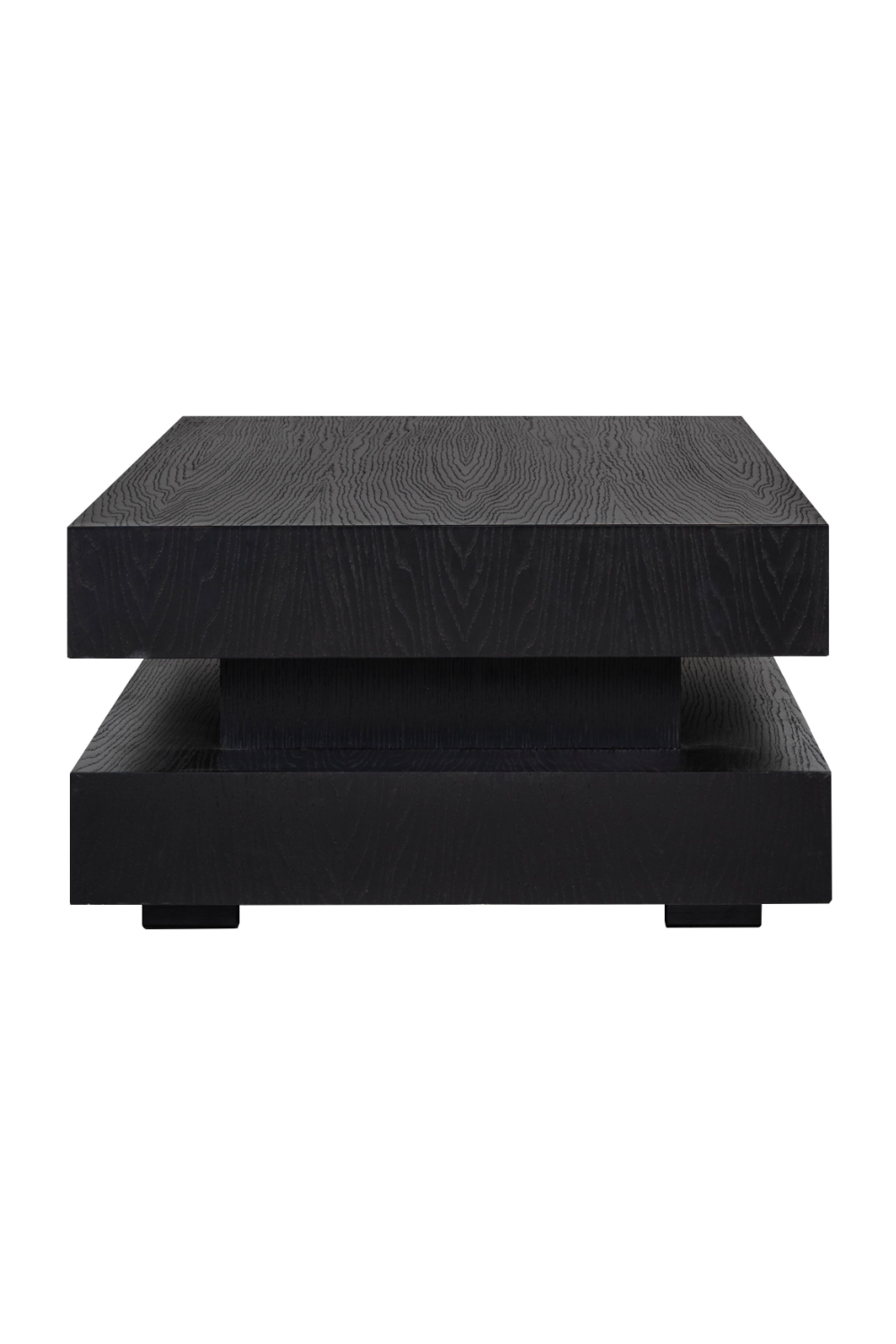 H-Shape Black Oak Coffee Table | Richmond Interiors Oakura | OROA.com