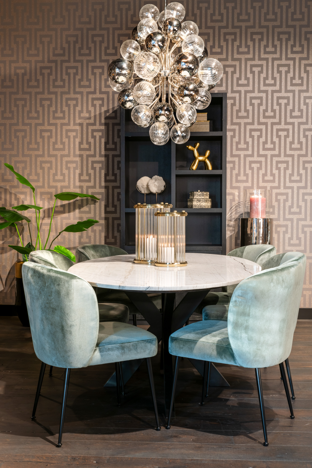 Black Wooden 2-Door Bookcase | Richmond Interiors Oakura | Oroa.com