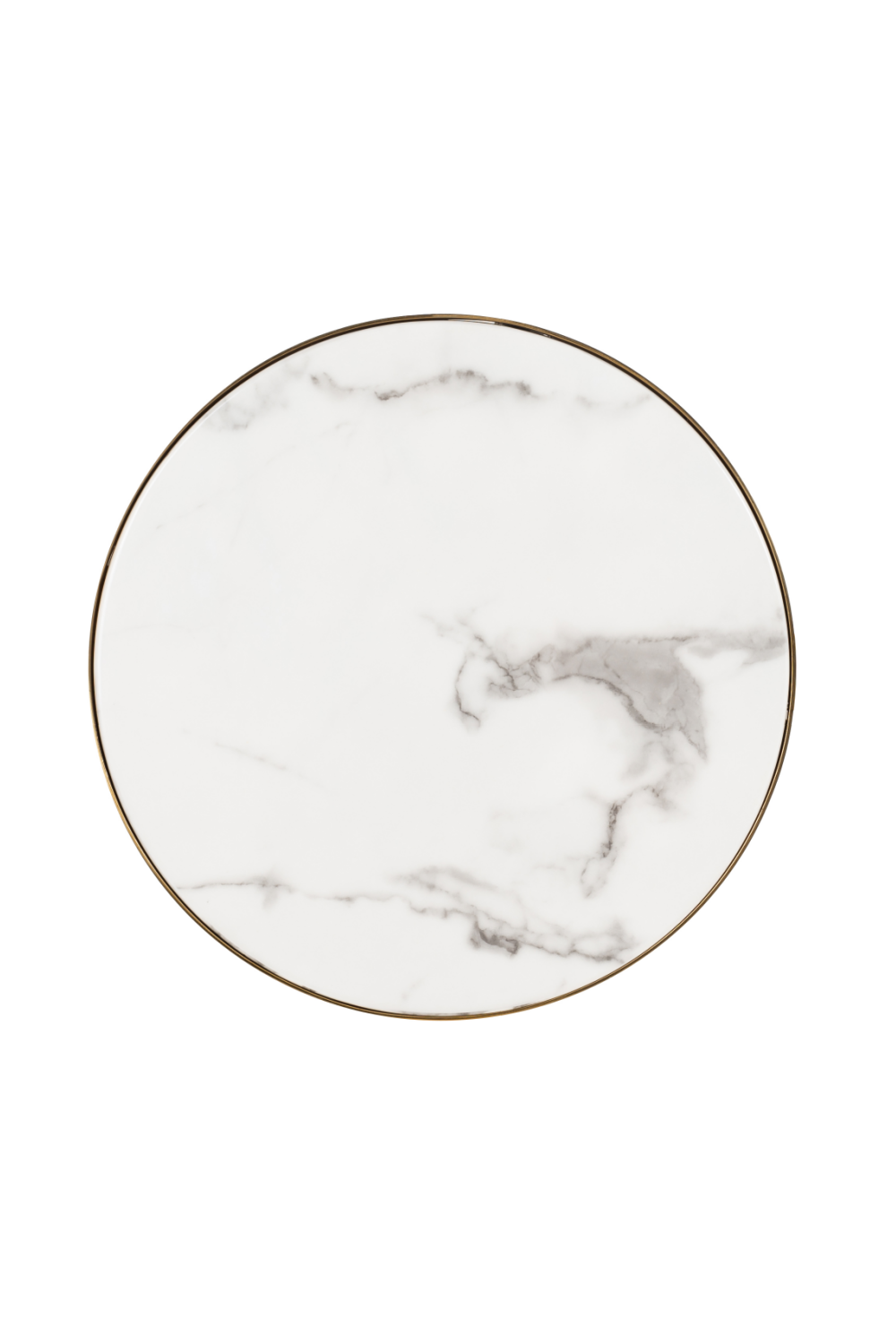 Round Marble Pedestal Side Table | Richmond Interiors Odin | OROA.com