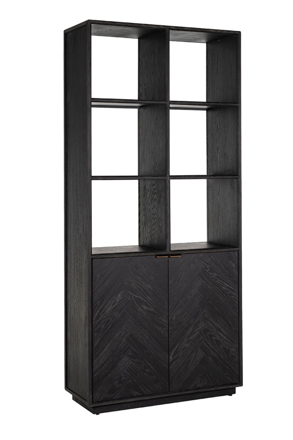 Black Oak 2-Door Bookcase | Oroa.com