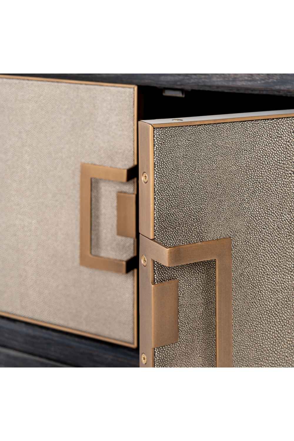 Modern Leather TV Unit | Richmond Interiors Bloomingville | Oroa.com