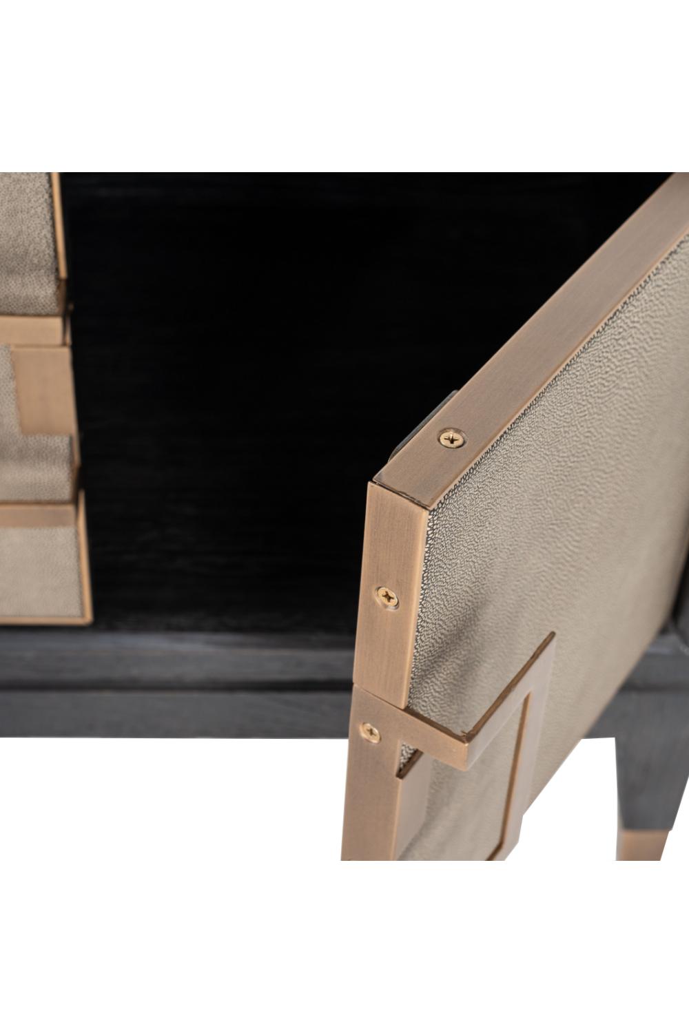 Modern Leather TV Unit | Richmond Interiors Bloomingville | Oroa.com