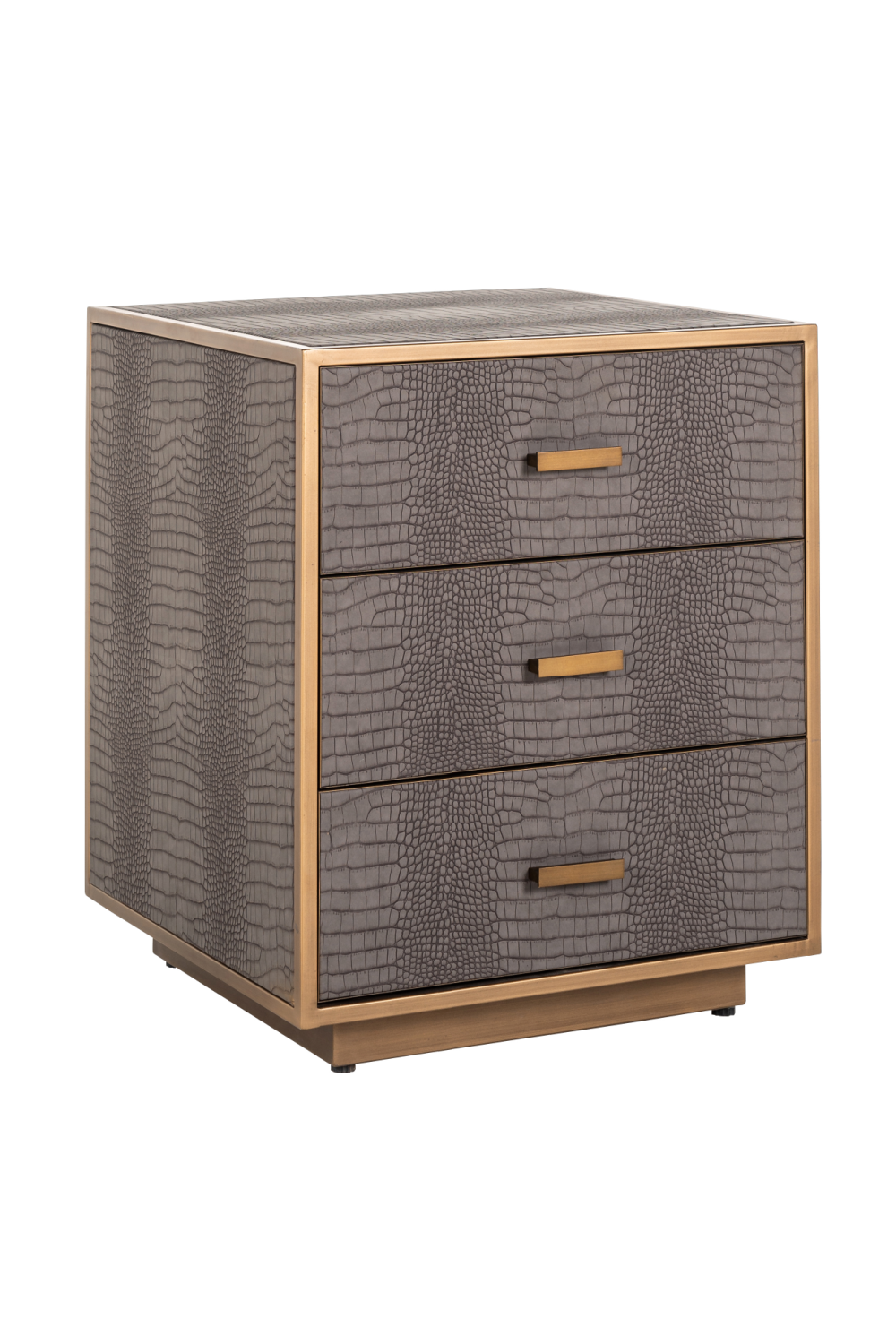 Brown Leather Chest of Drawers | Oroa.com