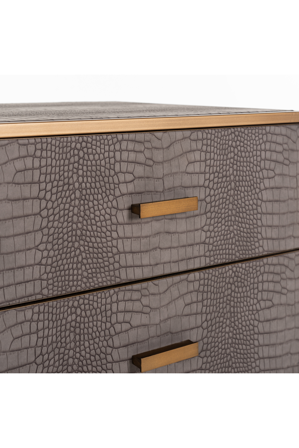 Brown Leather Chest of Drawers | Oroa.com