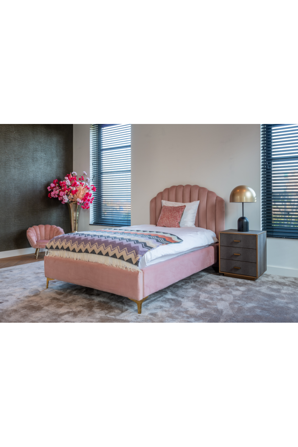 Brown Leather Chest of Drawers | Oroa.com