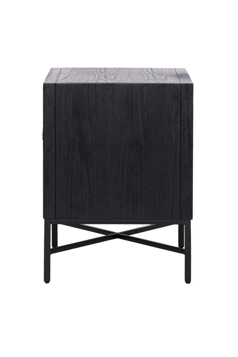 Black Wooden Chest of Drawers | Richmond Interiors Blax | OROA.com